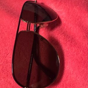 Tom Ford Gold and Brown Sunglasses